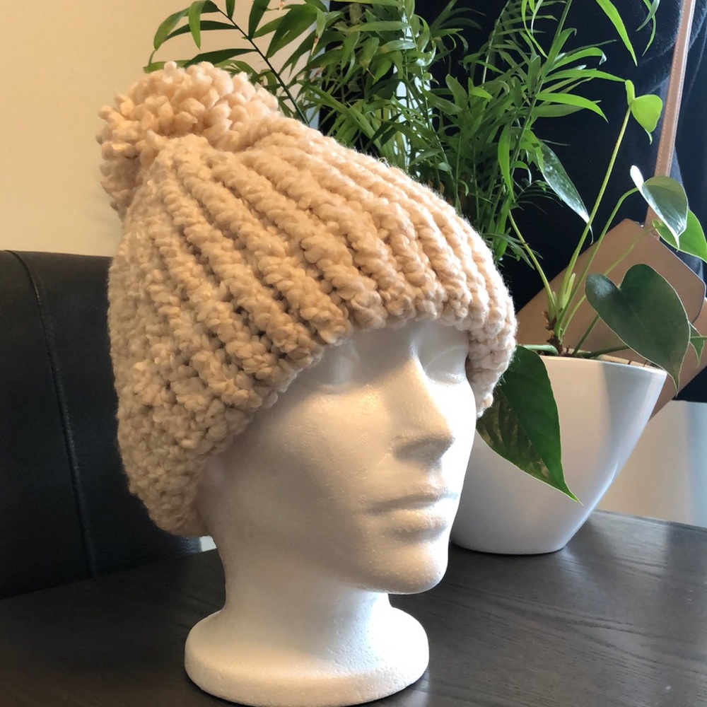 Winter Hat Handmade by Quirkieposh Adult Size, super soft and non itch.